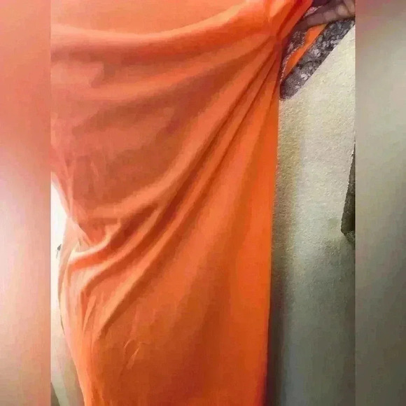 VTG 60s 70s Flower Power nylon Night Gown Cover Robe  Women M-L - Picture 9 of 14